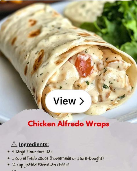 Lemon8 · Chicken Alfredo Wraps · @🌻 Chrissie 🌻 Chicken Alfredo Rollups, Chicken Alfredo Wraps, Cheesy Chicken Alfredo Wraps, Cajun Chicken Lasagna Roll Ups, Chicken Alfredo Pasta Roll Ups, Chicken Alfredo Lasagna Rolls Recipes, November Dinners, Cheese Ideas, Cajun Chicken Alfredo