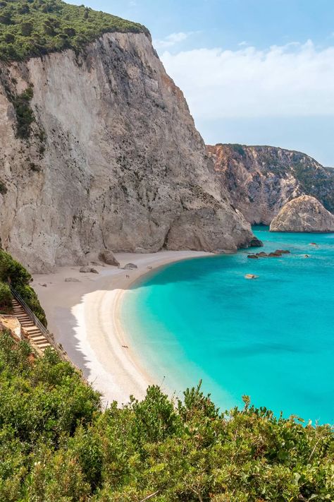 Porto Katsiki, Lefkada, Greece Porto Katsiki, Best Beaches In Portugal, Beaches In Europe, Best Beaches In Europe, Greek Islands To Visit, Best Greek Islands, Greece Beach, Breathtaking Scenery, Cape Verde