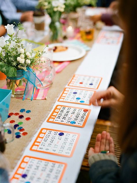 Board Game Wedding, Wedding Bingo, Board Game Themes, Reception Games, Bingo Party, Wedding Reception Games, Wedding Reception Fun, Cocktail Hour Wedding, Wooden Wedding Signs