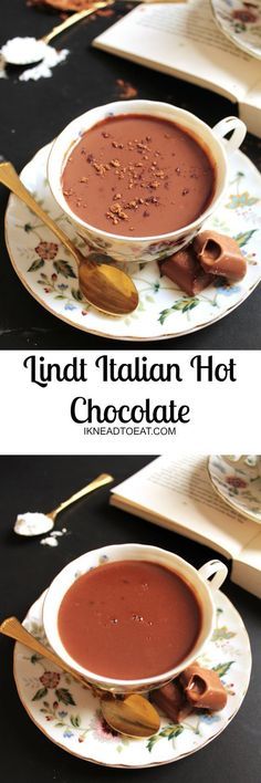 Italian Hot Chocolate Recipe, Italian Hot Chocolate, Hot Chocolate Drinks, Chocolate Caliente, Hot Chocolate Bars, Hot Chocolate Recipes, Köstliche Desserts, Chocolate Drinks, Made From Scratch