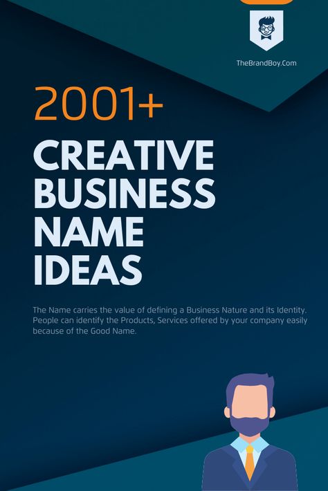 2001 Creative Business Name Ideas | theBrandBoy.Com Unique Company Names List, Creative Business Names List, Best Company Names, Construction Company Names, Unique Company Names, Names For Companies, Creative Company Names, Catchy Business Name Ideas, New Company Names