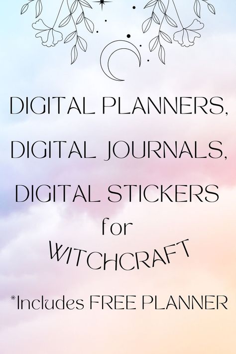 Digital planners, Digital Journals, Digital Stickers for witchcraft | Free Digital 2024 Planner digitaltravelplanner #goodnotestemplatesplanner🍝. Free Witchcraft Printables, Witch Planner Free Printable, Free Digital Journal Goodnotes, Goodnotes Android, Witchcraft Grimoire, Witchy Planner, Digital Grimoire, Journal Printables Free, Lifestyle Planner