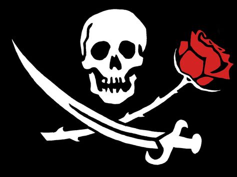 One Piece Jolly Roger Wallpaper Blackbeard Flag, Pirate Flags, Jolly Roger Flag, Pirate Stuff, Rose Tattoos For Men, Sea Tattoo, Sea Of Thieves, Pirate Art, Pirate Flag