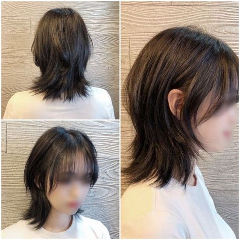 Pretty Hair Cuts, Wolfcut Hair, Short Hair Tomboy, Haircut Wavy, Asian Short Hair, Hair Inspiration Short, Growing Out Short Hair Styles, Wolfcut Haircut, Long Wolfcut