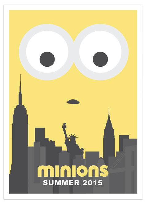 Minions 2015 Movie Poster Minions Movie Poster, Minion Bathroom, Minions What, Trunker Treat Ideas, Minions 4, Minion Card, Minions 2, Minion Mayhem, Despicable Minions