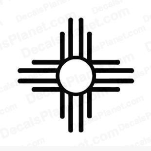 Zia Sun Symbol, Sun Symbols, Tattoo Sonne, Native Symbols, Racing Decals, Helmet Decals, Wiccan Tattoos, Cowboy Tattoos, Inca Tattoo