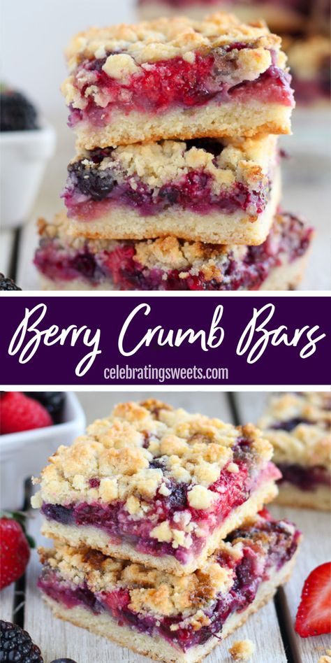 Mixed Berry Dessert, Mixed Berry Crumble, Berry Bars, Berry Crumble Recipe, Baking Bars, Berry Crumble Bars, Raspberry Crumble Bars, Dessert Halloween, Raspberry Crumble