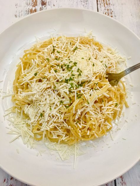 Spaghetti with Browned Butter and Mizithra Greek Spaghetti, Old Spaghetti Factory, Mizithra Cheese, Spaghetti Factory, Spaghetti Ingredients, Greek Cheese, Butter Pasta, Greek Pasta, Taco Casserole