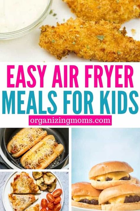 Air Fryer Meals For Kids, Air Fryer Recipes For Kids, Easy Air Fryer Meals, Meals Videos, Air Fryer Meals, Meals For Kids, Homemade French Toast, Meals Kids Love, Air Fryer Fried Chicken