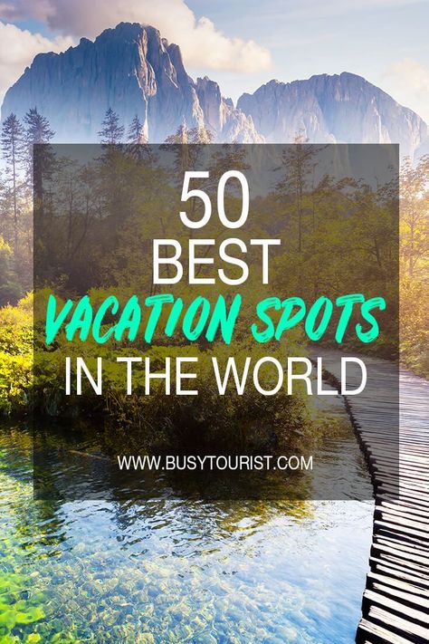 Best Countries To Visit, Summer Vacation Spots, Vacation Locations, Best Vacation Spots, Vacation Goals, Dream Vacations Destinations, Vacation Tops, Top Travel Destinations, Vacation Places