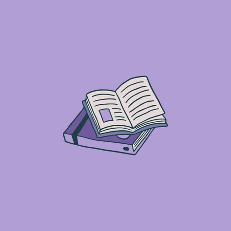 Ipad Layout Purple, Purple Books Aesthetic Wallpaper, Purple Books Icon, Notion Icons Purple, Books Purple Aesthetic, Reading Aesthetic Purple, Purple Book Wallpaper, Violet Aesthetic Icon, Widget Ideas Purple