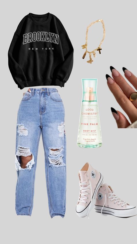 #winteroutfits #teenager #casual #converses #springoutfits #jewelry #perfume Perfume Summer, Outfits For School, School Outfit, School Outfits