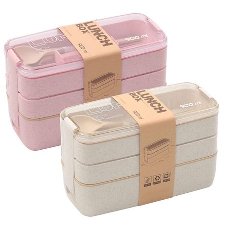 PRICES MAY VARY. Set includes wheat fiber microwave lunch box with 2 forks and 2 spoons in pink and beige. Functional and sharp design, rooted in minimalist Japanese lunch-box traditions.The product is suitable for above 3 years old. This Japanese style bento box is reusable, airtight and made of BPA-FREE materials keep your food fresh and mess free by preventing any smells in your bag. Wheat fiber are super healthy and built to last. Our bento lunch box come with 3 compartment design to prevent Cute Lunch Boxes, Japanese Lunch Box, Wheat Recipes, Thermal Lunch Box, Japanese Lunch, Food Storage Boxes, Meal Prep Containers, Lunch Containers, Insulated Lunch Box