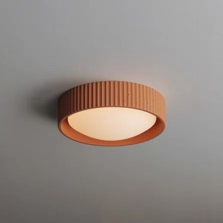 Joss & Main Calcott-Flush Mount | Wayfair Flush Mount Light, Mount Light, Flush Mount Lighting, Terra Cotta, Joss And Main, Furniture Lighting, Flush Mount, Cookware, Maine