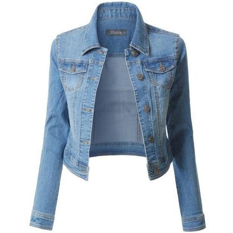 Denim Jean Jacket Outfits, Fitted Jean Jacket, Jean Jacket Outfits, Fitted Denim Jacket, Denim Jacket Outfit, Button Down Jacket, Fitted Jacket, Button Up Jacket, Jean Jacket Women