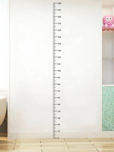 Black  Collar  PVC   Embellished   Home Decor Growth Charts, Height Measurement, Height Chart, Growth Chart, Wall Sticker, Free Printable, Wall Stickers, Collar, Wall