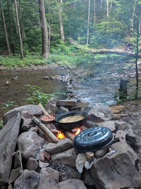 Cooked some amazing stew on the fire the other night right near a river too amazing peaceful! Iphone Screen Repair, Best Camping Gear, Fish Crafts, Camping Locations, Lake Cabins, Screen Repair, Iphone Screen, Family Camping, Vancouver Island