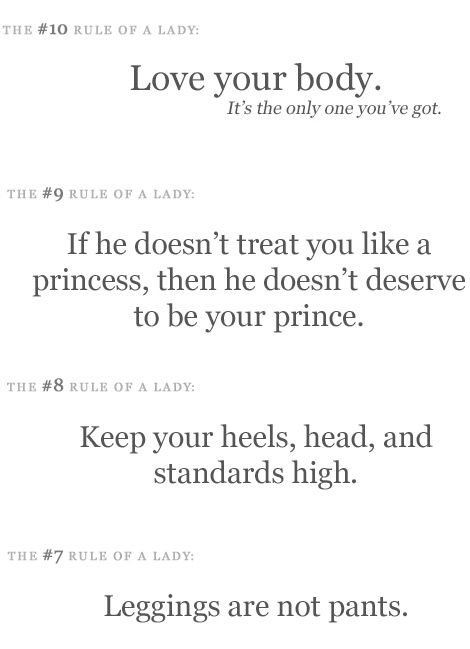 <3 Girl Language, Lady Rules, Be A Lady, Health Art, Im A Lady, Social Communication, Act Like A Lady, A Lady, A Princess