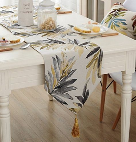 Cheap Table Runners, Modern Table Runner, Coffee Table Runner, Table Runner Wedding, Modern Table Runners, Table Runner Diy, Elegant Coffee Table, Fall Table Runners, Dinner Table Decor