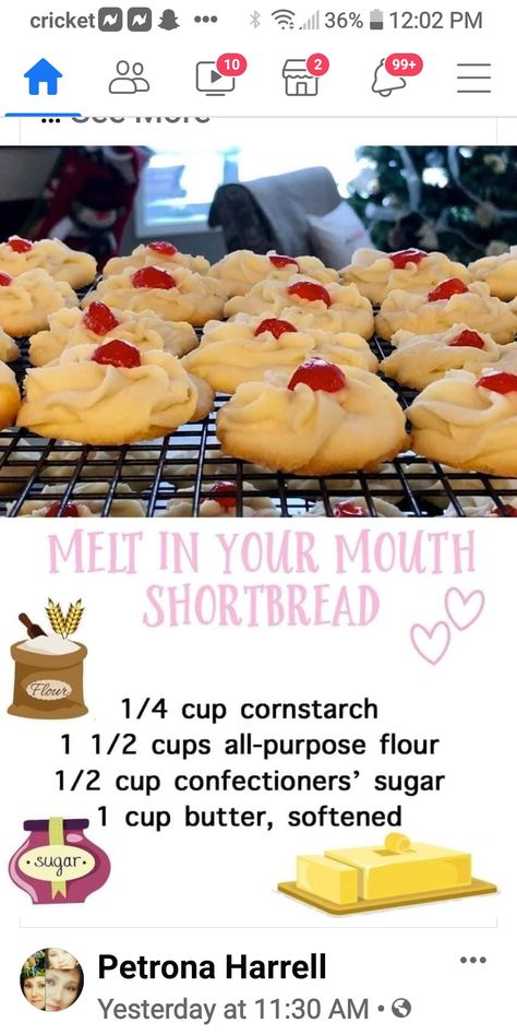 Cottage Core Recipes, Boiled Cookies, Lemon Butter Cookies, Cooking Cookies, Cookie Recipes Homemade, Delicious Cookie Recipes, Lemon Butter, Sugar Cookies Recipe, Shortbread Cookies