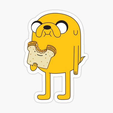 Adventure Time Stickers, Sandwich Sticker, Time Stickers, Stickers For Sale, Adventure Time, Vinyl Decal, Vinyl, Cars, For Sale