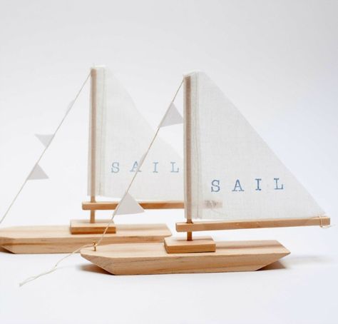 Wooden Sailboats by Pi’lo Toy Sailboat, Toy Boats, Wooden Sailboat, Handmade Charlotte, Woodworking Logo, Toy Boat, Woodworking For Kids, Sail Boats, Wood Boats