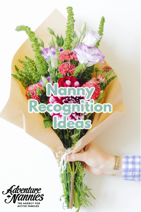 Whether it's National Nanny Recognition Week or not, thank your nanny for all they do for your family with some of these great ideas. They'll be sure to know just how much you appreciate them with these ideas. #adventurenannies #nannyrecoginitionweek #nationalnannyrecognitionweek #nannygifts #nannygiftideas #nannyrecognition #thankyournanny #giftideas #familytips #familyadvice Nanny Appreciation Week, Nanny Thank You Gift, Nanny Gifts Christmas, Nanny Appreciation Gifts, Gifts For Nanny, Gift For Nanny, Recognition Gifts, Family Advice, Family Tips