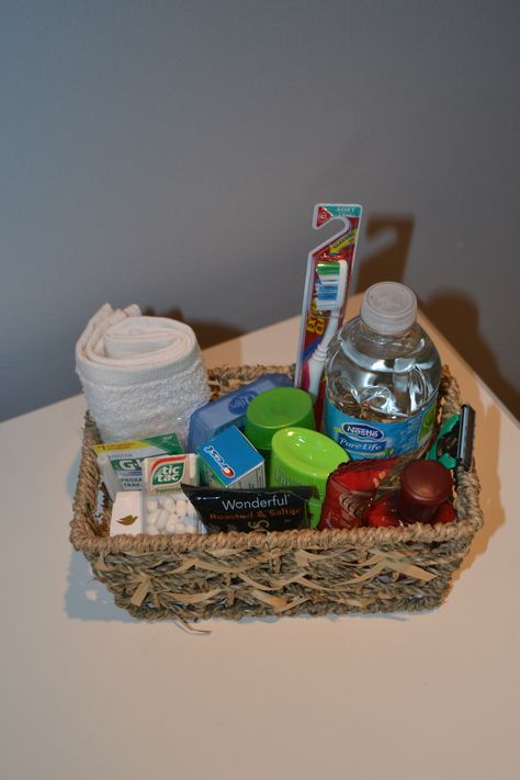 Guest Hamper Welcome Baskets, Guest Room Toiletry Basket, Guest Room Basket Ideas, Guest Baskets, Bedroom Basket, Guest Room Baskets, Guest Welcome Baskets, Welcome Home Basket, Guest Basket