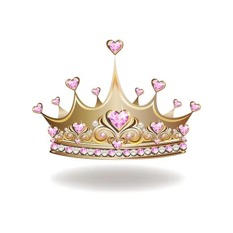 Princess Tiara Drawing, Disney Princess Crowns, Tiara Illustration, Princess Crown Vector, Princess Crown Png, Crown For Princess, Princess Crown Drawing, Barbie Crown, Disney Princess Logo