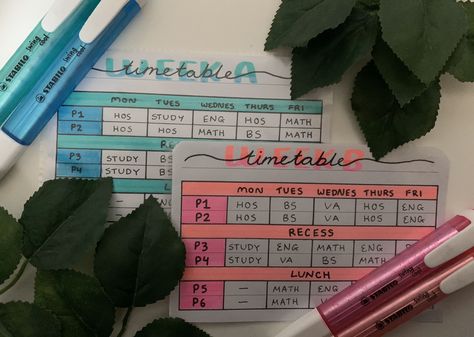 Cute Timetable Ideas For School, Diy School Timetable, How To Make School Timetable, Cute School Timetable Ideas, Timetable Layout Design, School Timetable Ideas Creative, Study Aesthetic Timetable, Classroom Timetable Ideas, Timetable Ideas For Classroom Aesthetic