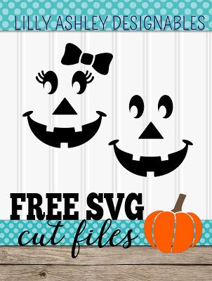 Freebie SVG file set ghost pumpkin faces Halloween Pumpkin Faces, Svgs Free, Halloween Svgs, Fall Goodies, Cricut Svg Files Free, Jack O Lantern Faces, Cricut Halloween, Printables Free, Free Cut Files