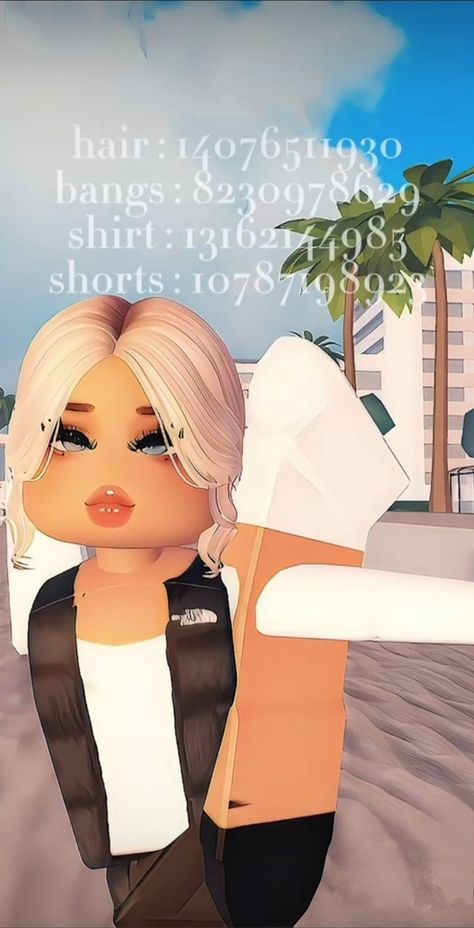 Blonde Outfit Codes Berry Ave, Bloxburg Top Codes, Bih Bosnia And Herzegovina Flag, Blocksburg Outfit Codes￼, Preppy Decal, Pic Code, Preppy Kids, Y2k Hair, Roblox Code