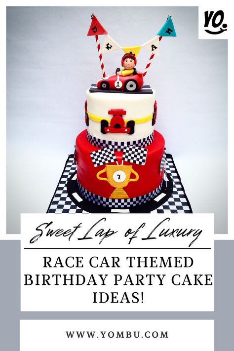 Opt for a cake shaped like their favorite race car, or go for a tiered masterpiece featuring racing elements from Disney's Cars or Hot Wheels. Explore our collection of race car cake ideas that are sure to be a hit with your little speedster and their pit crew. Get ready to add the perfect sweet touch to your high-speed celebration! #RaceCarCake #CarThemeBirthday #KidsCakeIdeas #ThemedCakes #PartyPlanning #BirthdayCakeInspiration #partyideas #birthday #inspiration #kidsparty #yombu Need Four Speed Birthday Cake, Race Car Cake Ideas, Car Cake Ideas, Car Themed Cake, Race Car Themed Party, Race Car Themed Birthday Party, Car Themed Party, Car Themed Birthday Party, Race Car Birthday Decorations