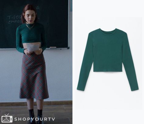 Raising Voices: Season 1 Episode 6 Nata's Green Long Sleeve Crop Top Raising Voices, Green Long Sleeve Crop Top, Escape The Night, Downward Dog, 90 Day Fiance, Brooklyn Nine Nine, Eva Longoria, Batwoman, Green Long Sleeve