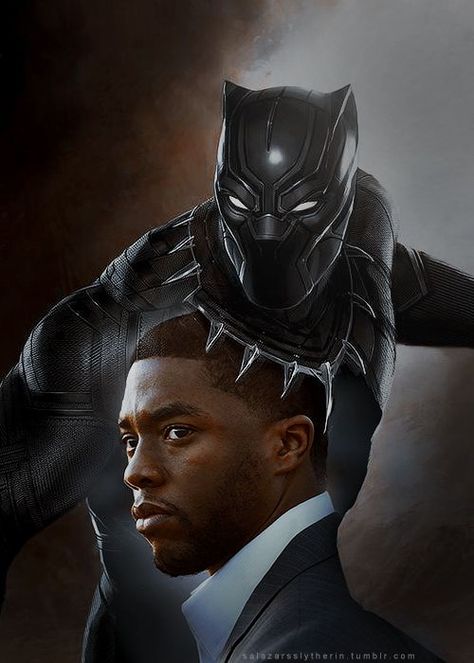 Black Panther Chadwick Boseman, Film Marvel, Panther Art, Black Panther Art, The Black Panther, Black Panthers, Chadwick Boseman, Jack Kirby, Age Of Ultron