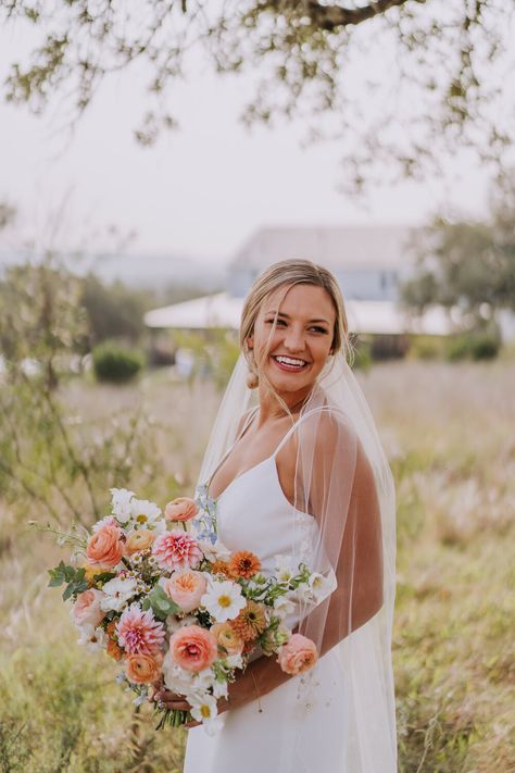 The Farmer and I — Farm, Floral Studio + Homemaking Wedding Floral Guide, Whimsical Wildflower Bouquet, Spring Floral Bouquet Wedding, Early Fall Wedding Bouquets, Sunset Bouquet Wedding, August Wedding Flowers Bride Bouquets, Bridal Bouquet Sizes, Sunset Wedding Florals, Wedding Florals Fall