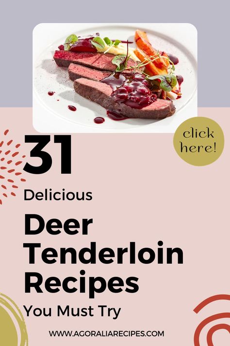 You don't need to be an avid hunter to be intrigued by deer tenderloin recipes. In this recipe roundup, you'll find grilled deer tenderloin recipes, oven deer tenderloin recipes, skillet deer tenderloin recipes, recipes of deer tenderloin in air fryers, and others. You can choose whichever suits your taste and create an amazing meal for your family. Deer Loins Recipes, Deer Tenderloin Recipes Oven, Deer Tenderloin Recipes, Tenderloin Recipes Oven, Tenderloin Recipes Crockpot, Tenderloin Marinade, Venison Tenderloin, Recipes Skillet, Bacon Wrapped Jalapenos