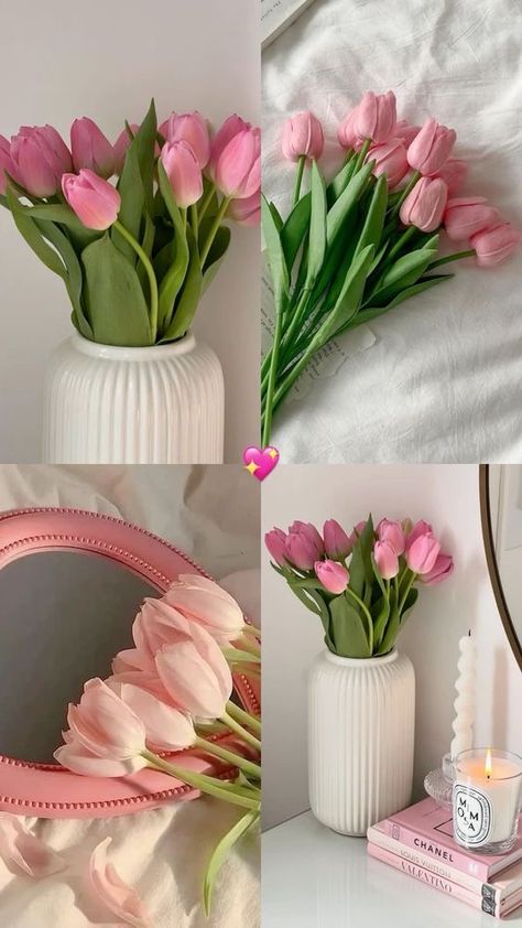 Tulip Flower Pictures, Very Beautiful Flowers, Boquette Flowers, Nothing But Flowers, Cute Flower Wallpapers, Flower Therapy, Beautiful Bouquet Of Flowers, Flowers Pink, Beautiful Flowers Pictures