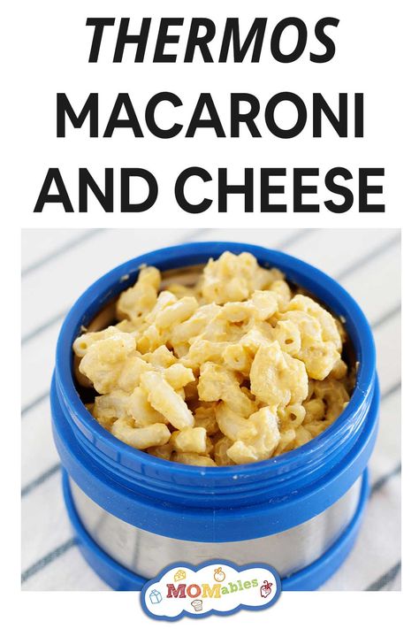 This thermos macaroni and cheese is a winner with the kids, and I'll show you how to pack it so everything stays hot until lunchtime! Thermos Lunch Ideas, Macaroni Noodles, Veggie Cups, Teriyaki Chicken And Rice, Stovetop Mac And Cheese, Baked Lasagna, Easy Macaroni, Creamy Macaroni And Cheese, Deli Turkey