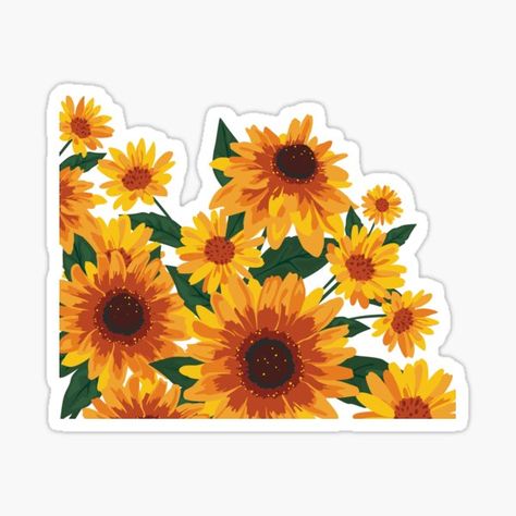 September Garden, Marigold Flowers, Sticker Flower, Desain Quilling, Marigold Flower, Creative Journal, Flower Illustration, Fall Flowers, Yellow Flowers