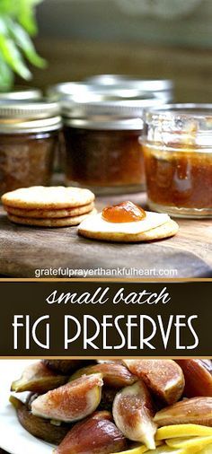 Fig Perserves Recipes, Small Batch Canning, Fig Jelly, Fig Preserves Recipe, Fig Preserves, Fig Jam Recipe, Baby Tree, Grateful Prayer, Jam Recipes Homemade