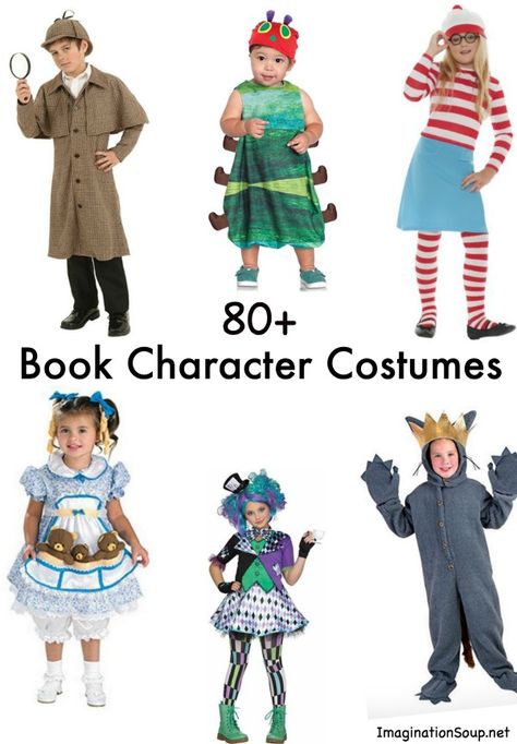 huge list of book character costumes kids for children Kids Books Character Costumes, Red Hair Book Characters, Storybook Character Costumes Kindergarten, Children Book Costumes, 1st Grade Character Costumes, Best Storybook Character Costumes, Kids Book Costume, Brown Bear Brown Bear Costume Ideas, Disney Book Character Costumes