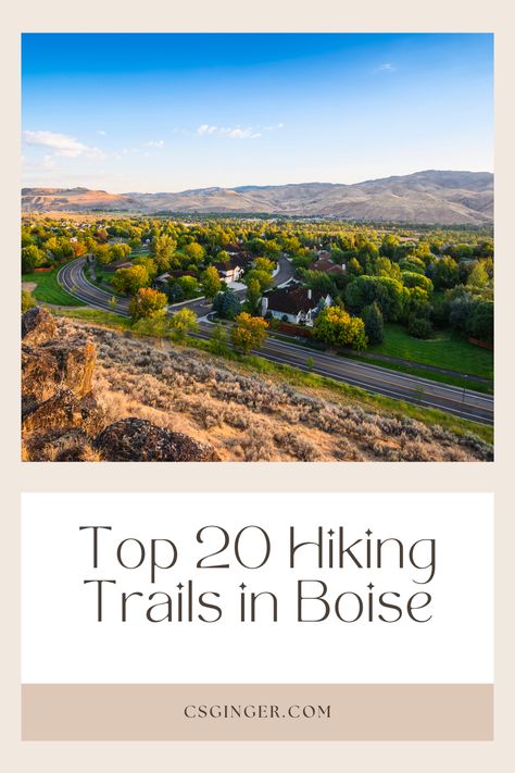 Embark on a hiking adventure in Boise with these top 20 trails. From the scenic views at Table Rock to the serene paths of the Boise River Greenbelt, discover the best spots for hiking near Boise. Ideal for both beginners and experienced hikers looking to explore Idaho's natural beauty. Table Rock Boise Idaho, Usa Trips, Explore Idaho, Idaho Adventure, Idaho City, Visit Idaho, Table Rock, Waterfall Hikes, Park Trails