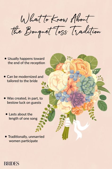 Everything You Need to Know About the Bouquet Toss Bouquet Meaning, Wedding Bouquet Toss, Toss Bouquet, Unmarried Women, Cute Outfits With Jeans, Bouquet Toss, Small Bouquet, Cute Tattoos For Women, Relationship Status