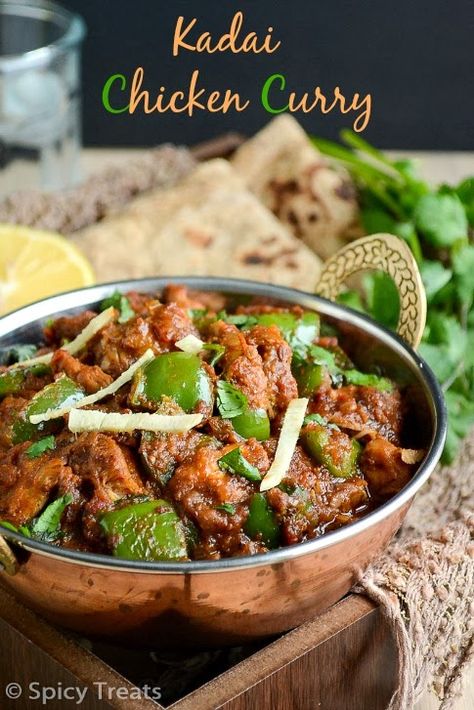 Spicy Treats: Kadai Chicken | Kadai Chicken Curry | Chicken Karahi Recipe Dinner Indian Recipes, Arab Dishes, Chicken Kadai, Chicken Kadai Recipe, Adventurous Recipes, Kadai Chicken, Chicken Karahi Recipe, Spicy Treats, Chicken Indian