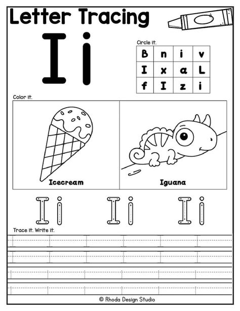 Letter I Coloring Pages Letter I Worksheets For Preschoolers, Letter I Activities For Preschool, I Coloring Pages, Letter I Coloring Pages, I Worksheet, Bird Crafts Preschool, Letter I Activities, Letter I Worksheet, Abc Worksheets