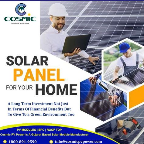 We empowering your success. Power a brighter future with products and solutions. Get Solar installed today for no Recurring cost of electricity. Now in your city. Cosmic PV Power is one of the premium quality Solar Panel Manufacturer in India. Book Your Panels Today #renewableenergy #solarpower #BestSolar #greenhouse #solarpanel #solarenergy #greenenergy #cleanenergy #environment #Indiansolar #futureenergy #SwitchToSolarEnergy #GoGreen #IndiaSolar Solar Panel Ads, Solar Energy Poster, Solar Video, Juice Poster, Advertising Inspiration, Solar Energy Design, Solar Energy For Home, Thermal Power Plant, Future Energy