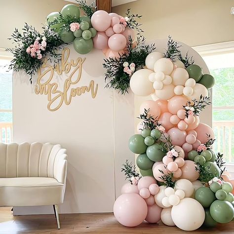 Amazon.com: Pink and Purple Balloon Arch Kit 143pcs Dusty Purple Lavender Pastel Macaron Pink Balloons for Girls Birthday Baby Shower Wedding Shower Decorations : Toys & Games Green Pink Balloon Garland, Green Pink Balloon Arch, Pastel Pink And Green Balloon Garland, Pink Blue Green Balloon Arch, Flowers In Balloon Arch, Sage Green And Pink Balloons, Pink And Green Event Decor, Floral And Balloon Arch, Sage Green And Pink Balloon Arch