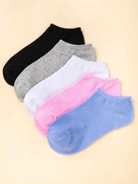 5pairs Simple Ankle Socks Graphic Socks, Shoe Wishlist, Ankle Socks Women, Lace Socks, Muslim Fashion Outfits, Lazy Outfits, Women Socks, Clothing Photography, Casual Socks