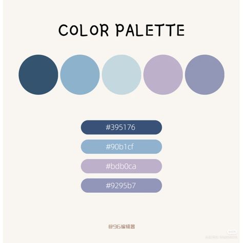 Blue And Purple Pallet, Blue Lavender Color Palette, Purple Blue Aesthetic Pastel, Light Purple Colour Palette, Blue Purple Colour Palette, Hex Color Palette Purple, Light Blue And Purple Color Palette, Purple And Blue Colour Palette, Instagram Theme Ideas Color Schemes Colour Palettes